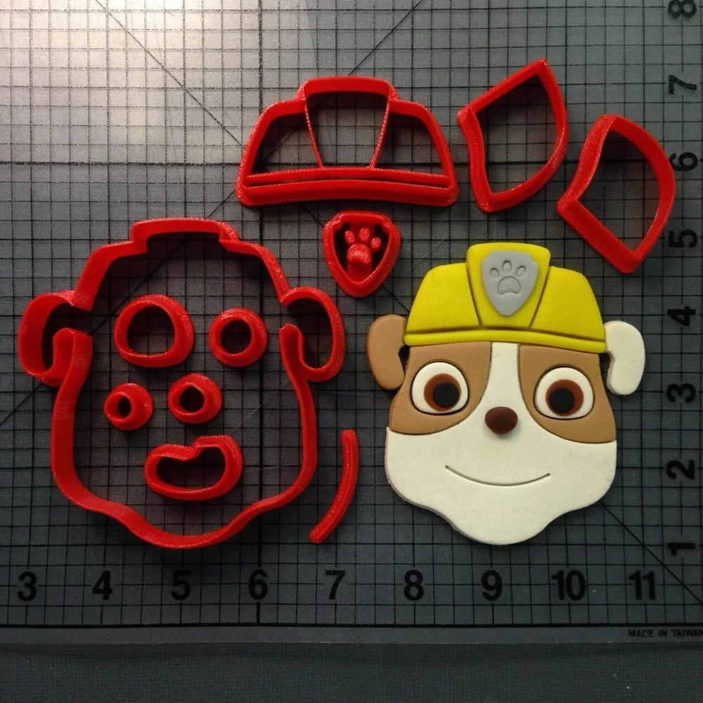Paw Patrol Rubble Cookie/Fondant Cutter 3”